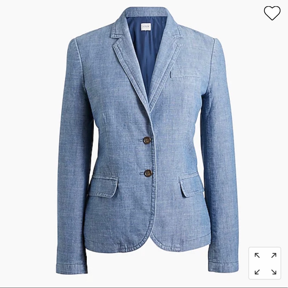 J.Crew Chambray Blazer!!
